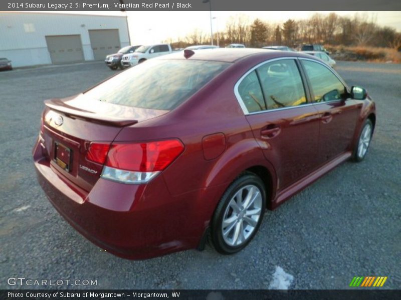 Venetian Red Pearl / Black 2014 Subaru Legacy 2.5i Premium