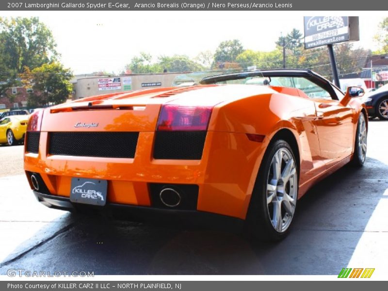 Arancio Borealis (Orange) / Nero Perseus/Arancio Leonis 2007 Lamborghini Gallardo Spyder E-Gear