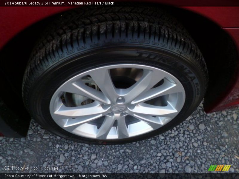 Venetian Red Pearl / Black 2014 Subaru Legacy 2.5i Premium