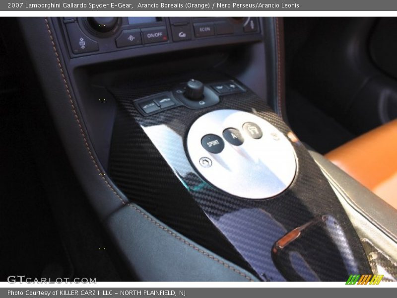 Arancio Borealis (Orange) / Nero Perseus/Arancio Leonis 2007 Lamborghini Gallardo Spyder E-Gear