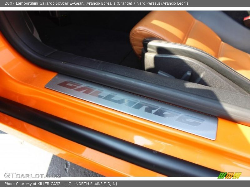 Arancio Borealis (Orange) / Nero Perseus/Arancio Leonis 2007 Lamborghini Gallardo Spyder E-Gear