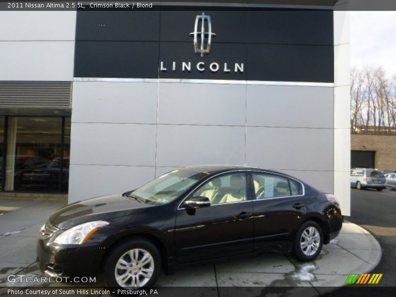 Crimson Black / Blond 2011 Nissan Altima 2.5 SL