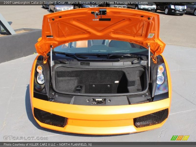 Arancio Borealis (Orange) / Nero Perseus/Arancio Leonis 2007 Lamborghini Gallardo Spyder E-Gear