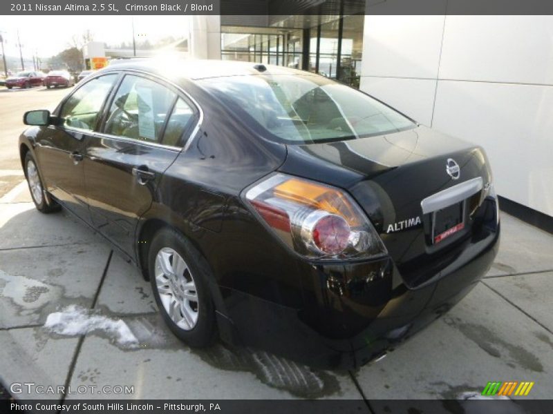 Crimson Black / Blond 2011 Nissan Altima 2.5 SL
