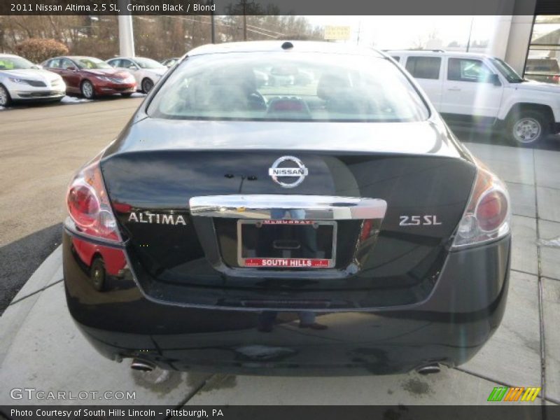 Crimson Black / Blond 2011 Nissan Altima 2.5 SL