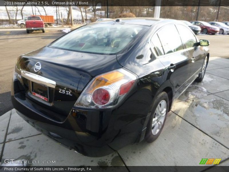 Crimson Black / Blond 2011 Nissan Altima 2.5 SL