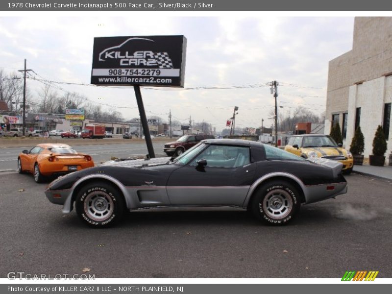Silver/Black / Silver 1978 Chevrolet Corvette Indianapolis 500 Pace Car