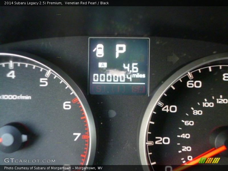 Venetian Red Pearl / Black 2014 Subaru Legacy 2.5i Premium