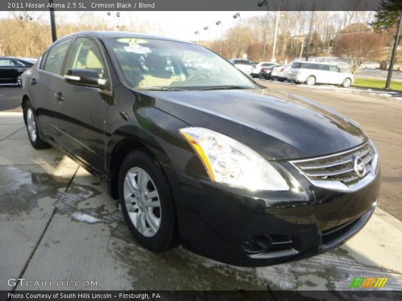 Crimson Black / Blond 2011 Nissan Altima 2.5 SL