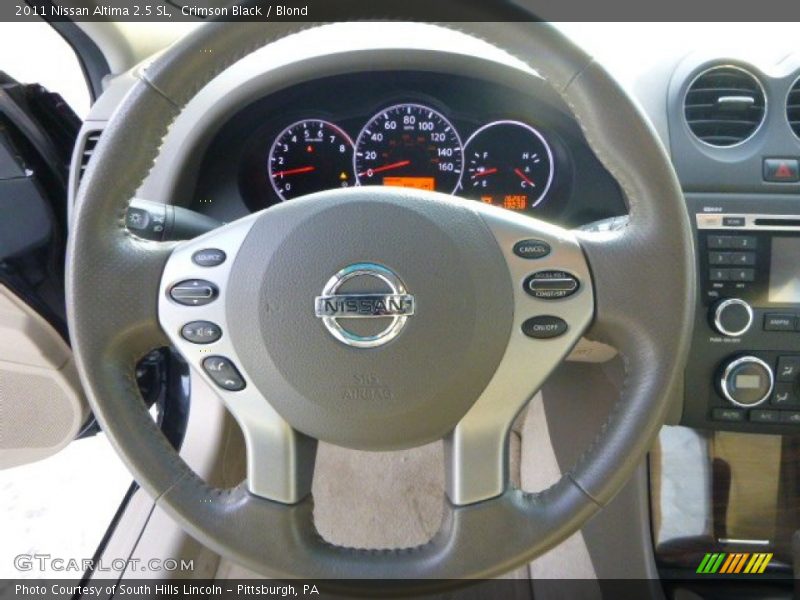 Crimson Black / Blond 2011 Nissan Altima 2.5 SL