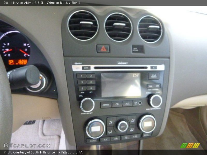 Crimson Black / Blond 2011 Nissan Altima 2.5 SL