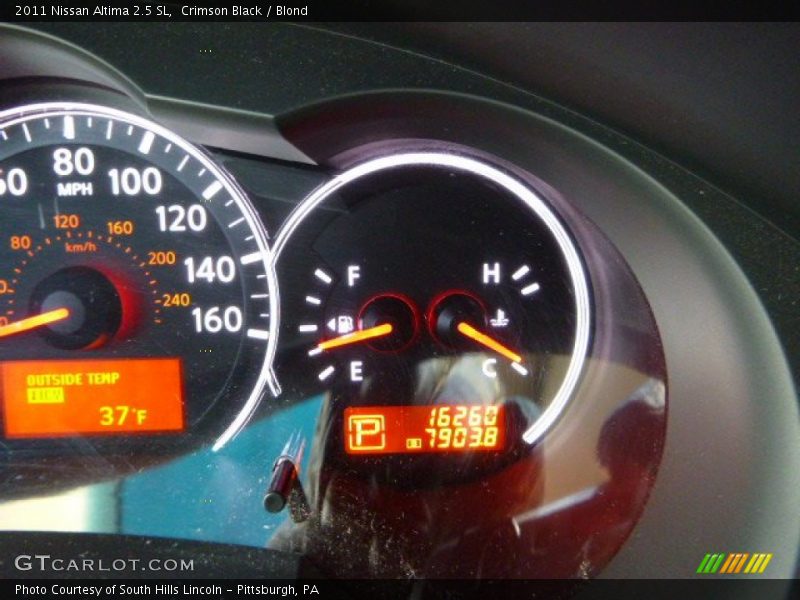 Crimson Black / Blond 2011 Nissan Altima 2.5 SL