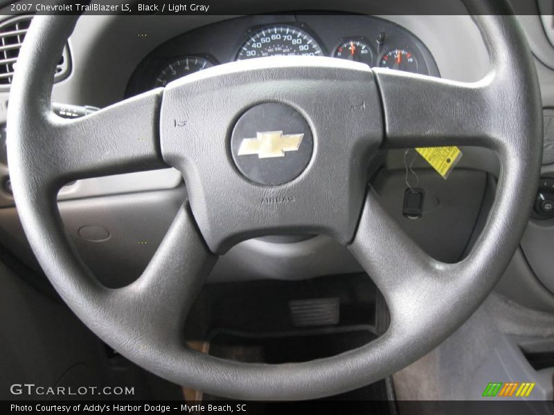 Black / Light Gray 2007 Chevrolet TrailBlazer LS