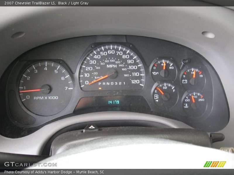 Black / Light Gray 2007 Chevrolet TrailBlazer LS