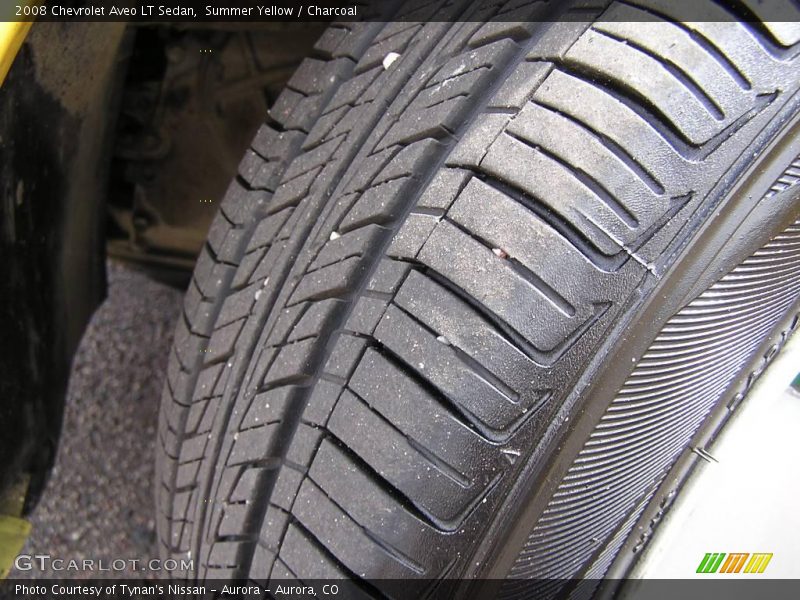 Summer Yellow / Charcoal 2008 Chevrolet Aveo LT Sedan