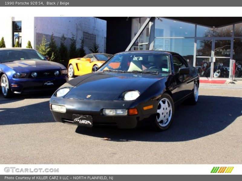 Black / Beige 1990 Porsche 928 S4