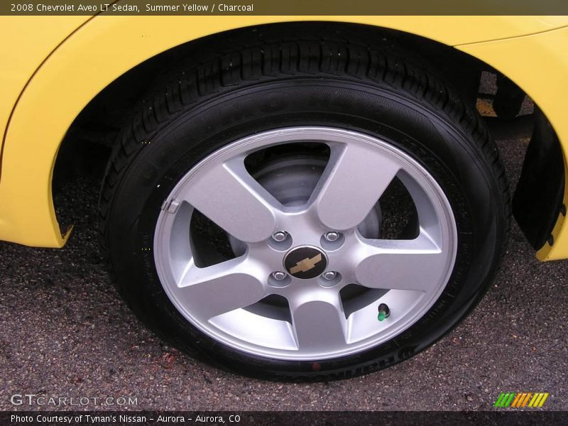 Summer Yellow / Charcoal 2008 Chevrolet Aveo LT Sedan