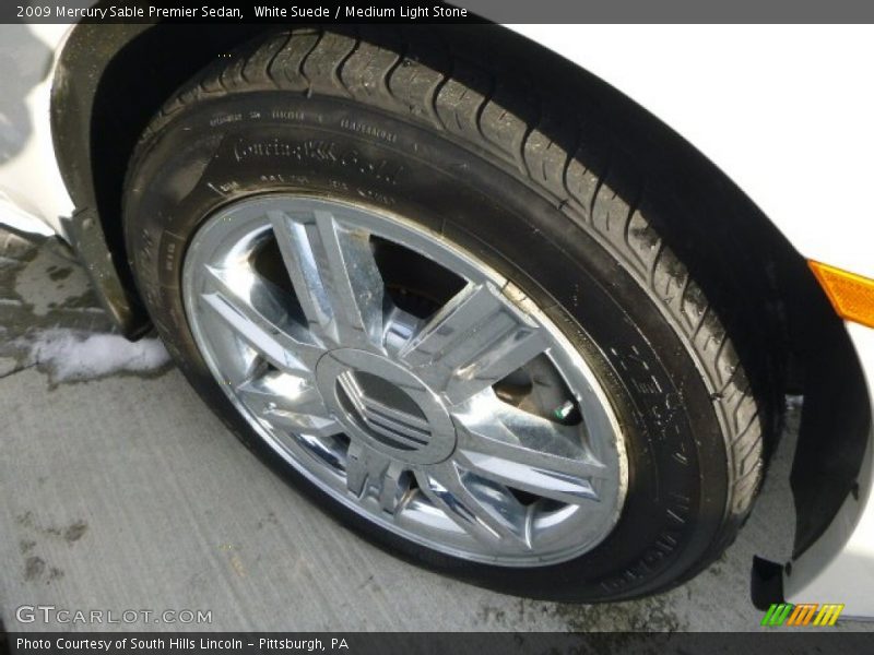 White Suede / Medium Light Stone 2009 Mercury Sable Premier Sedan