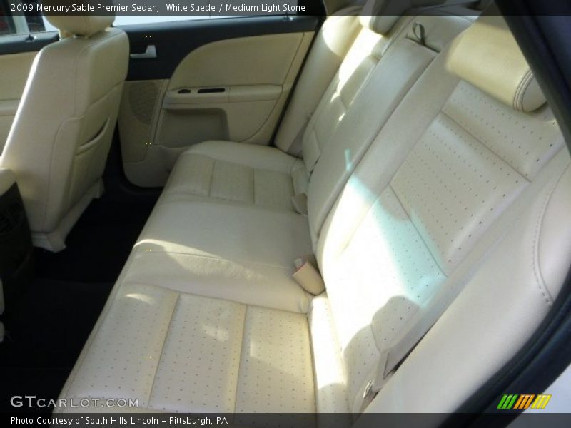 White Suede / Medium Light Stone 2009 Mercury Sable Premier Sedan