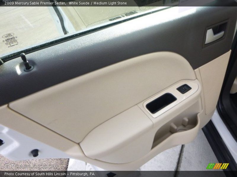 White Suede / Medium Light Stone 2009 Mercury Sable Premier Sedan