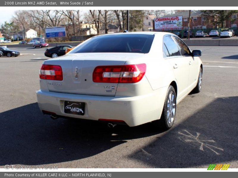 White Suede / Sand 2008 Lincoln MKZ AWD Sedan