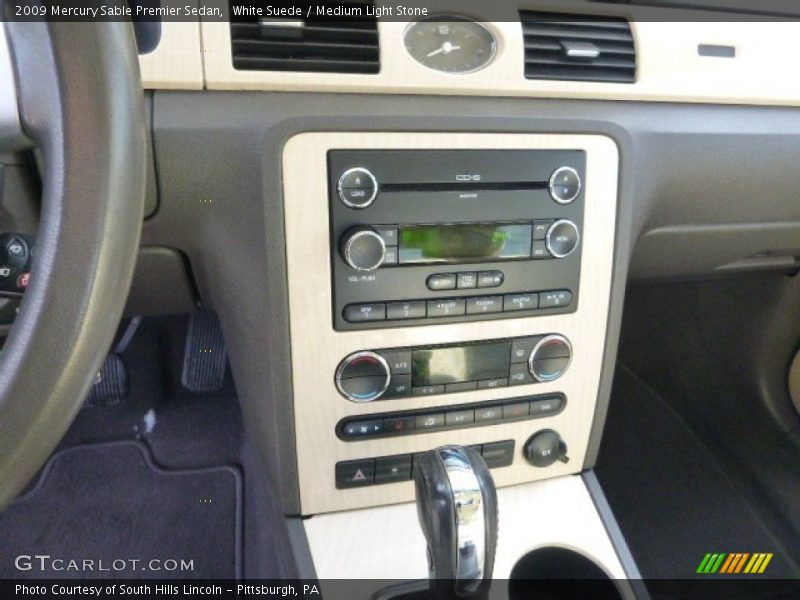 White Suede / Medium Light Stone 2009 Mercury Sable Premier Sedan