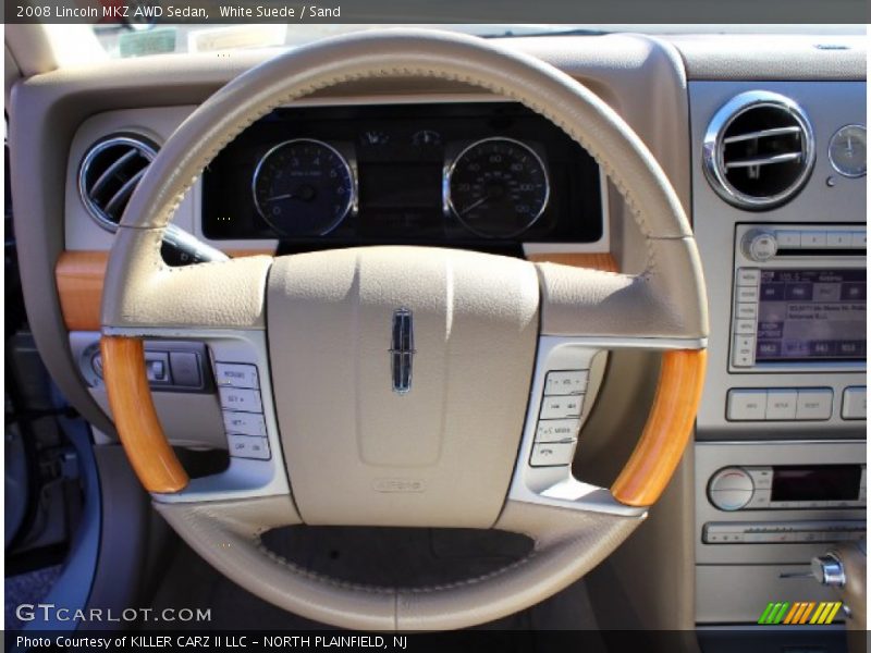 White Suede / Sand 2008 Lincoln MKZ AWD Sedan