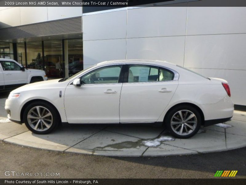 White Chocolate Tri-Coat / Cashmere 2009 Lincoln MKS AWD Sedan