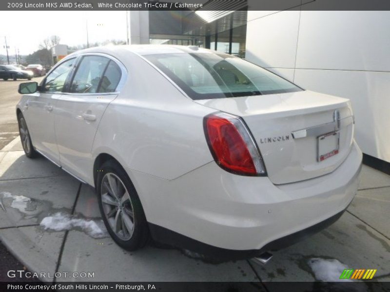 White Chocolate Tri-Coat / Cashmere 2009 Lincoln MKS AWD Sedan