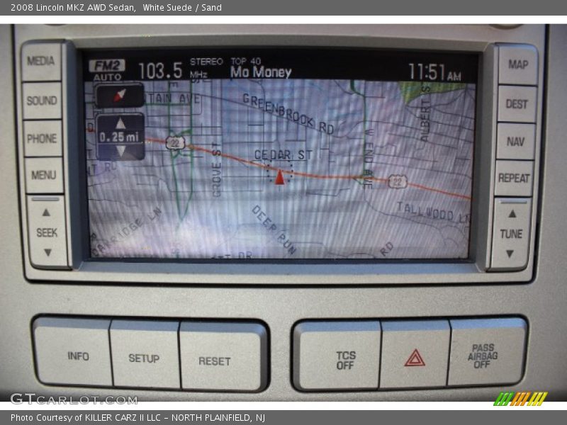 White Suede / Sand 2008 Lincoln MKZ AWD Sedan