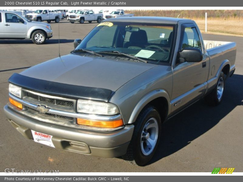 Light Pewter Metallic / Graphite 2000 Chevrolet S10 LS Regular Cab