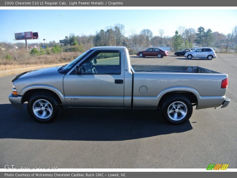 Light Pewter Metallic / Graphite 2000 Chevrolet S10 LS Regular Cab