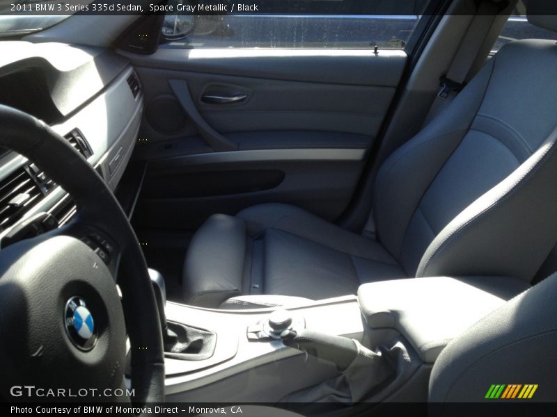 Space Gray Metallic / Black 2011 BMW 3 Series 335d Sedan