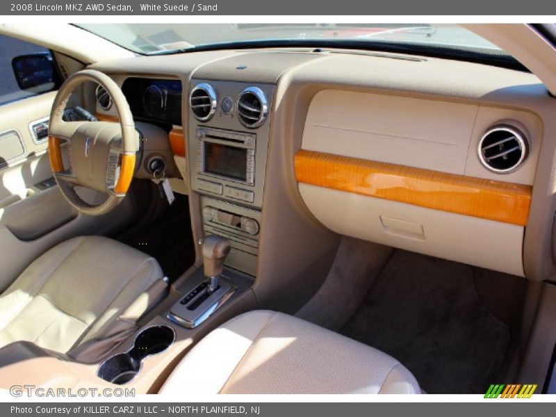 White Suede / Sand 2008 Lincoln MKZ AWD Sedan