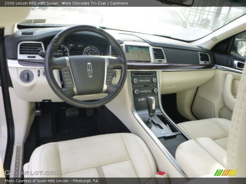 White Chocolate Tri-Coat / Cashmere 2009 Lincoln MKS AWD Sedan