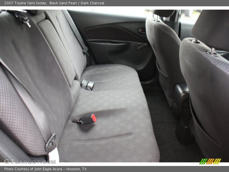 Black Sand Pearl / Dark Charcoal 2007 Toyota Yaris Sedan