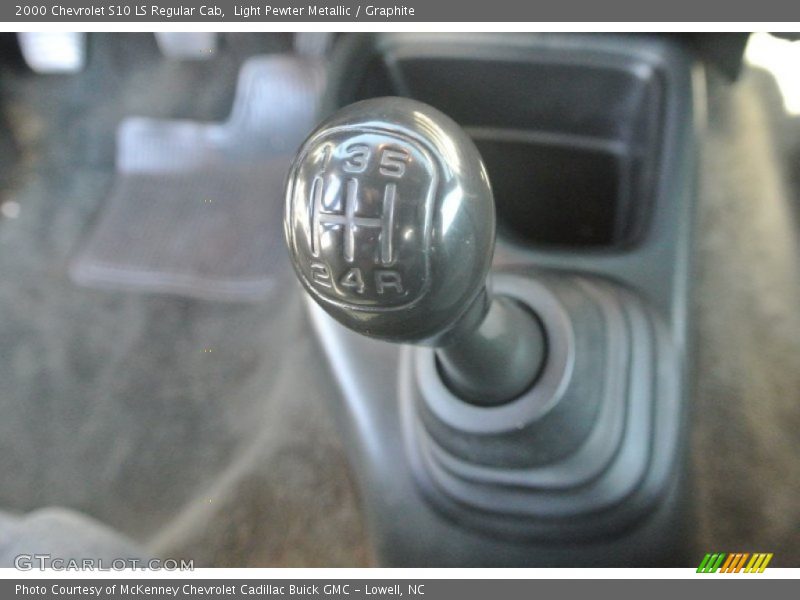 Light Pewter Metallic / Graphite 2000 Chevrolet S10 LS Regular Cab
