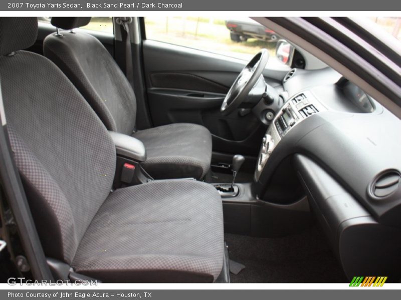 Black Sand Pearl / Dark Charcoal 2007 Toyota Yaris Sedan