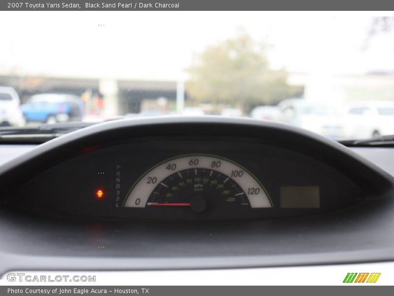Black Sand Pearl / Dark Charcoal 2007 Toyota Yaris Sedan