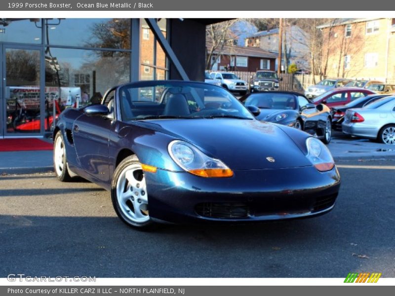 Ocean Blue Metallic / Black 1999 Porsche Boxster