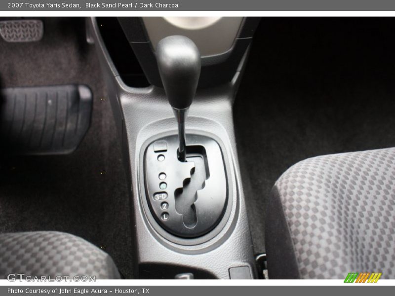 Black Sand Pearl / Dark Charcoal 2007 Toyota Yaris Sedan