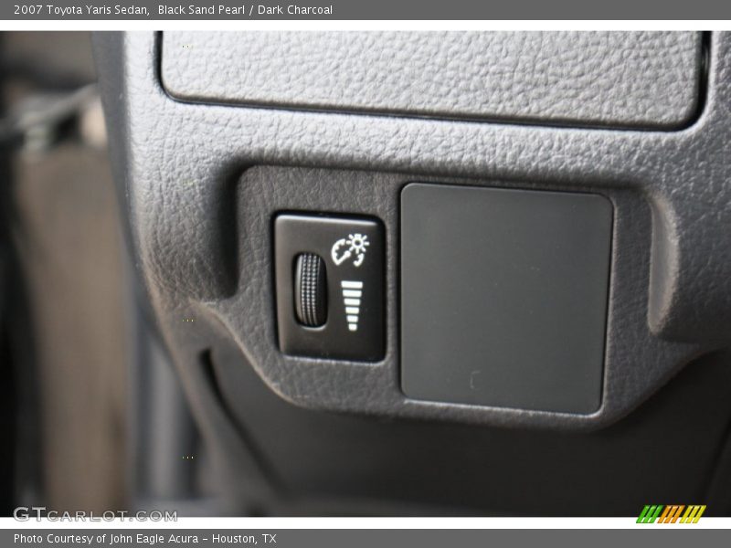 Black Sand Pearl / Dark Charcoal 2007 Toyota Yaris Sedan