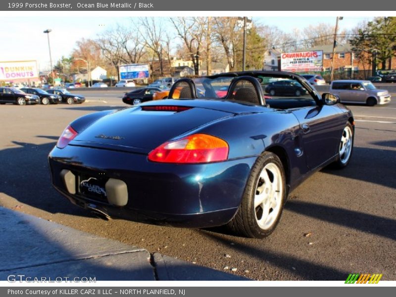 Ocean Blue Metallic / Black 1999 Porsche Boxster