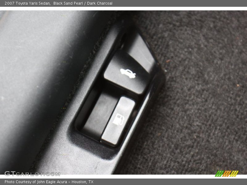 Black Sand Pearl / Dark Charcoal 2007 Toyota Yaris Sedan