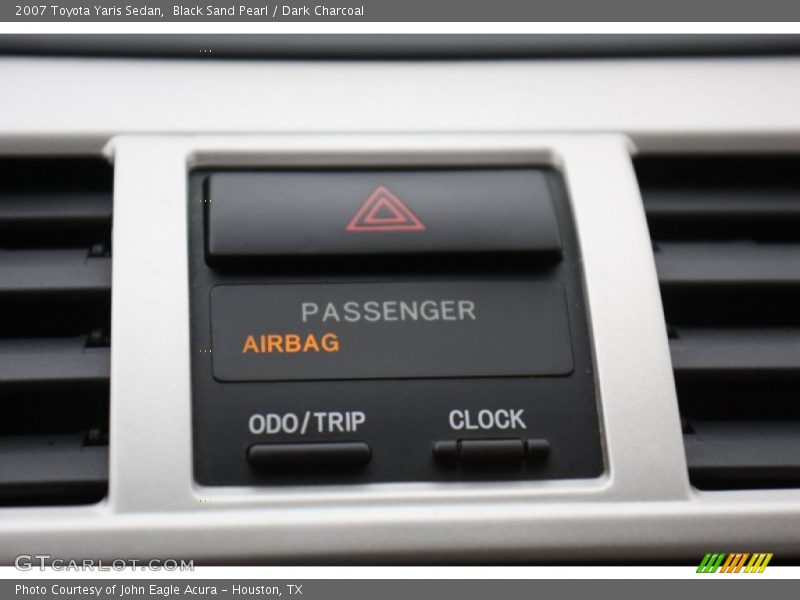 Black Sand Pearl / Dark Charcoal 2007 Toyota Yaris Sedan
