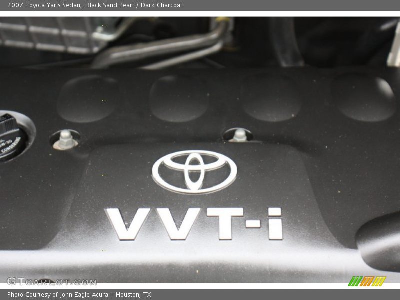 Black Sand Pearl / Dark Charcoal 2007 Toyota Yaris Sedan