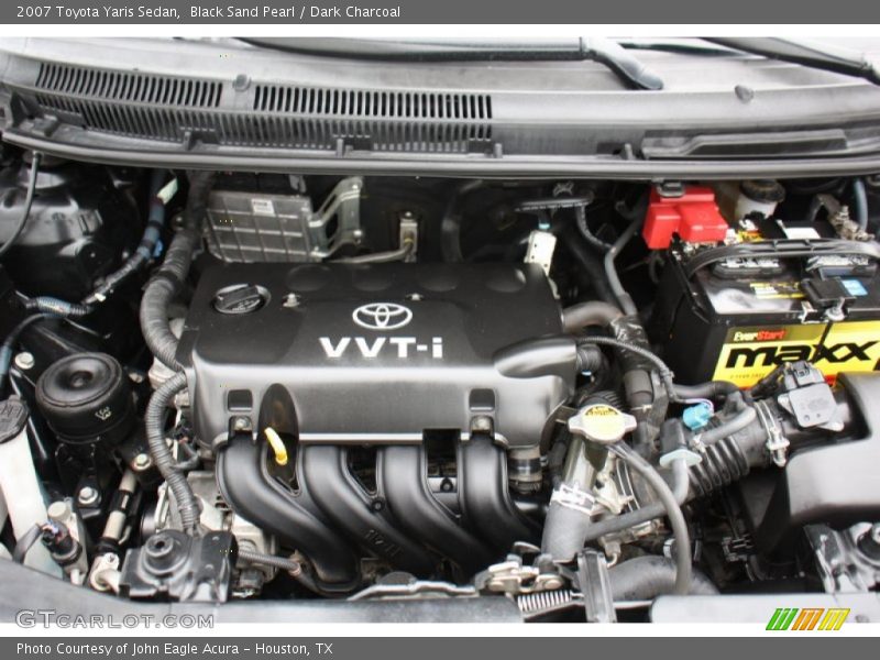 Black Sand Pearl / Dark Charcoal 2007 Toyota Yaris Sedan