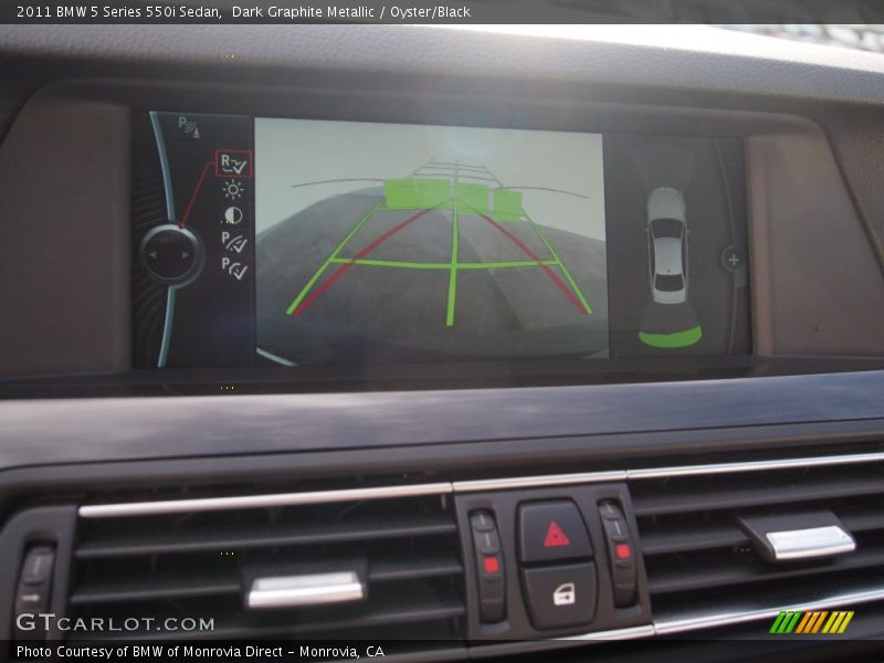 Dark Graphite Metallic / Oyster/Black 2011 BMW 5 Series 550i Sedan