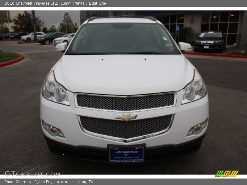 Summit White / Light Gray 2010 Chevrolet Traverse LTZ