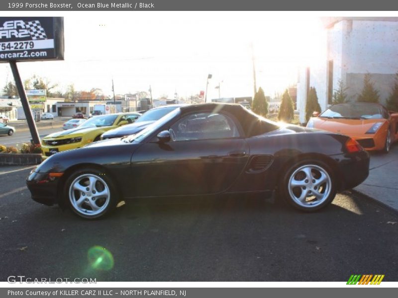 Ocean Blue Metallic / Black 1999 Porsche Boxster
